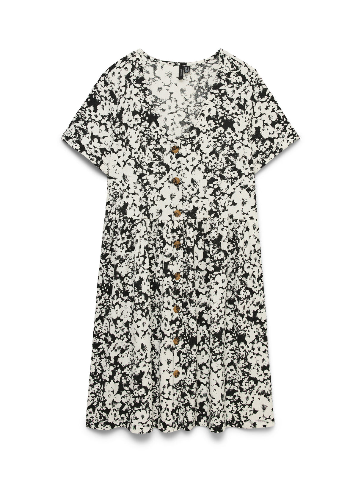 Vero Moda Black Snow white flower Kjole - 10282926