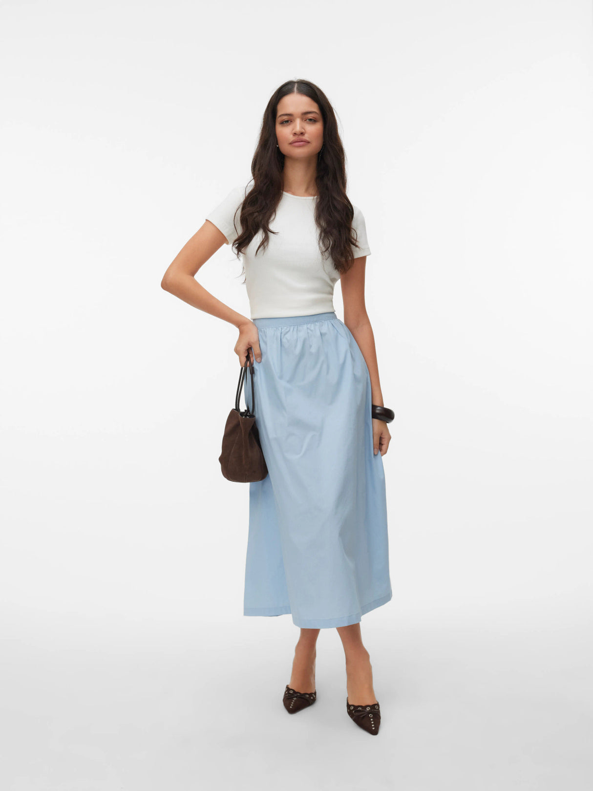 Cashmere Blue Nederdel fra Vero Moda - 10300425