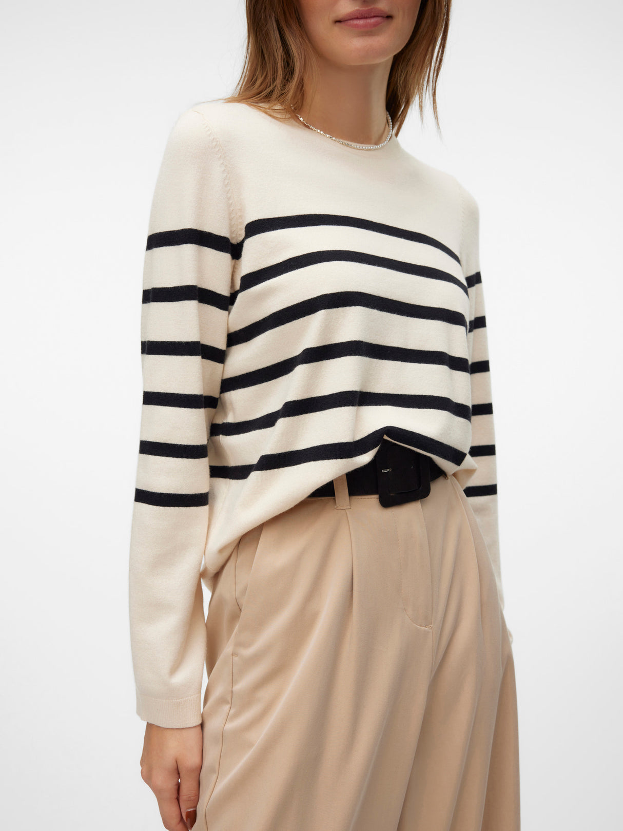 Birch BLACK Striktrøje fra Vero Moda - 10309324