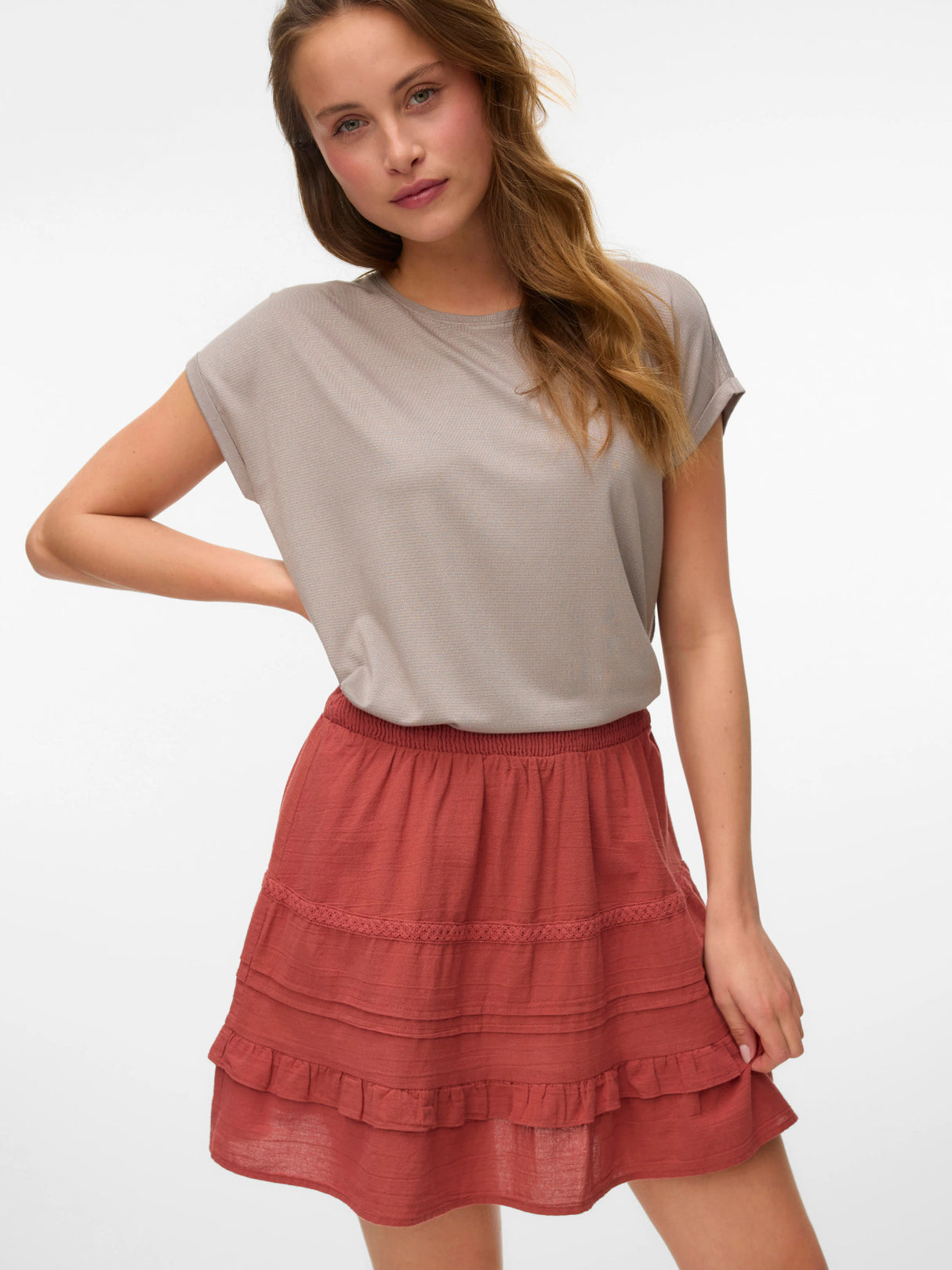 Marsala Nederdel fra Vero Moda - 10325239