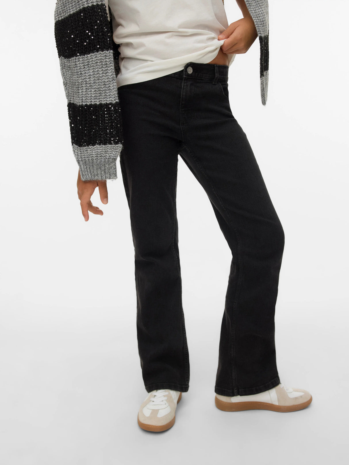 Vero Moda Dark Grey Denim Bukser - 10336565