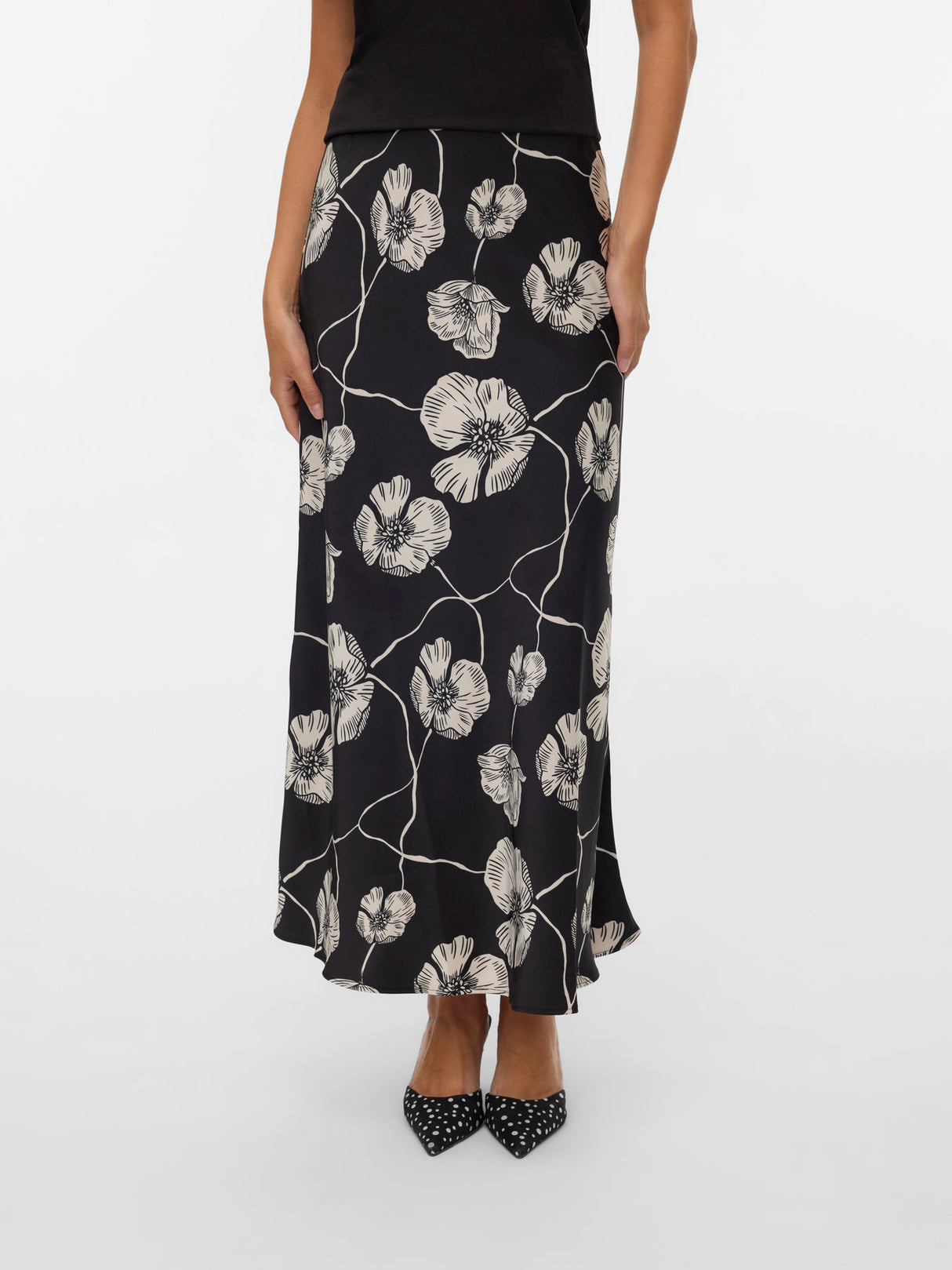 Vero Moda Black Penny Nederdel - 10337459