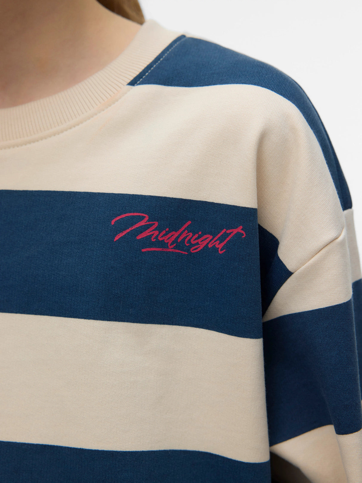 Dark Denim MIDNIGHT STRIPE Sweatshirt fra Vero Moda - 10340523