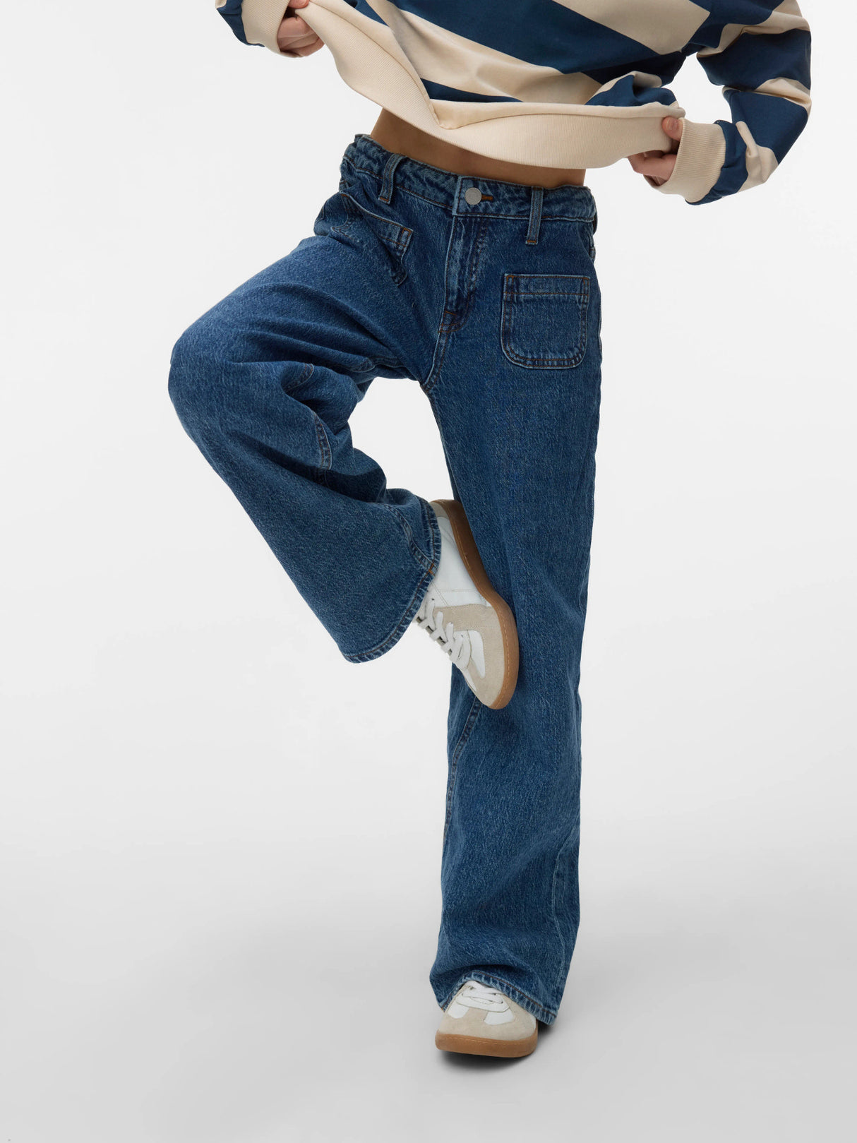 Medium Blue Denim Bukser fra Vero Moda - 10342473