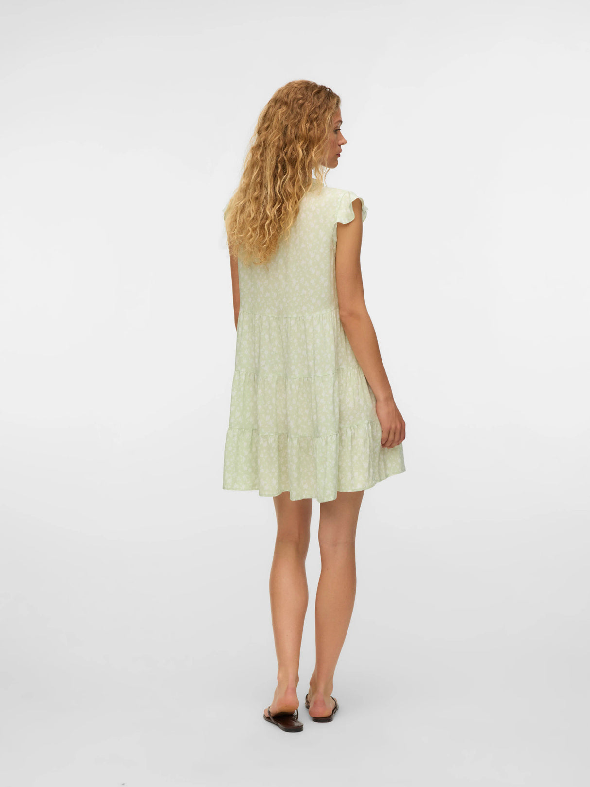 Fog Green Sally Snow White Kjole fra Vero Moda - 10342656