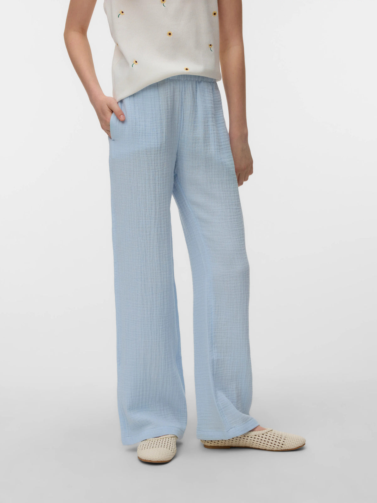 Cashmere Blue Bukser fra Vero Moda - 10343604