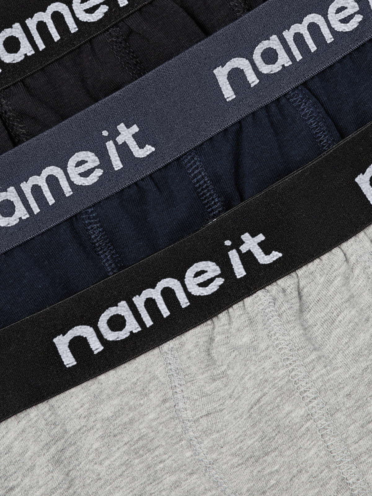 Black w/ Grey Mel. + Dark Sapp. Undertøj fra Name it - 13208836