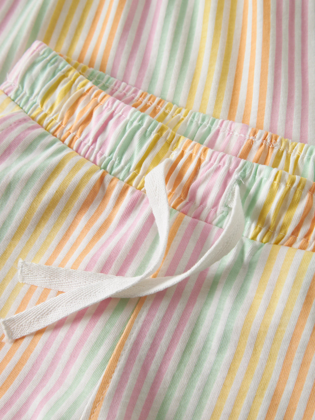 Bright White Cool Stripe Shorts fra Name it - 13215112