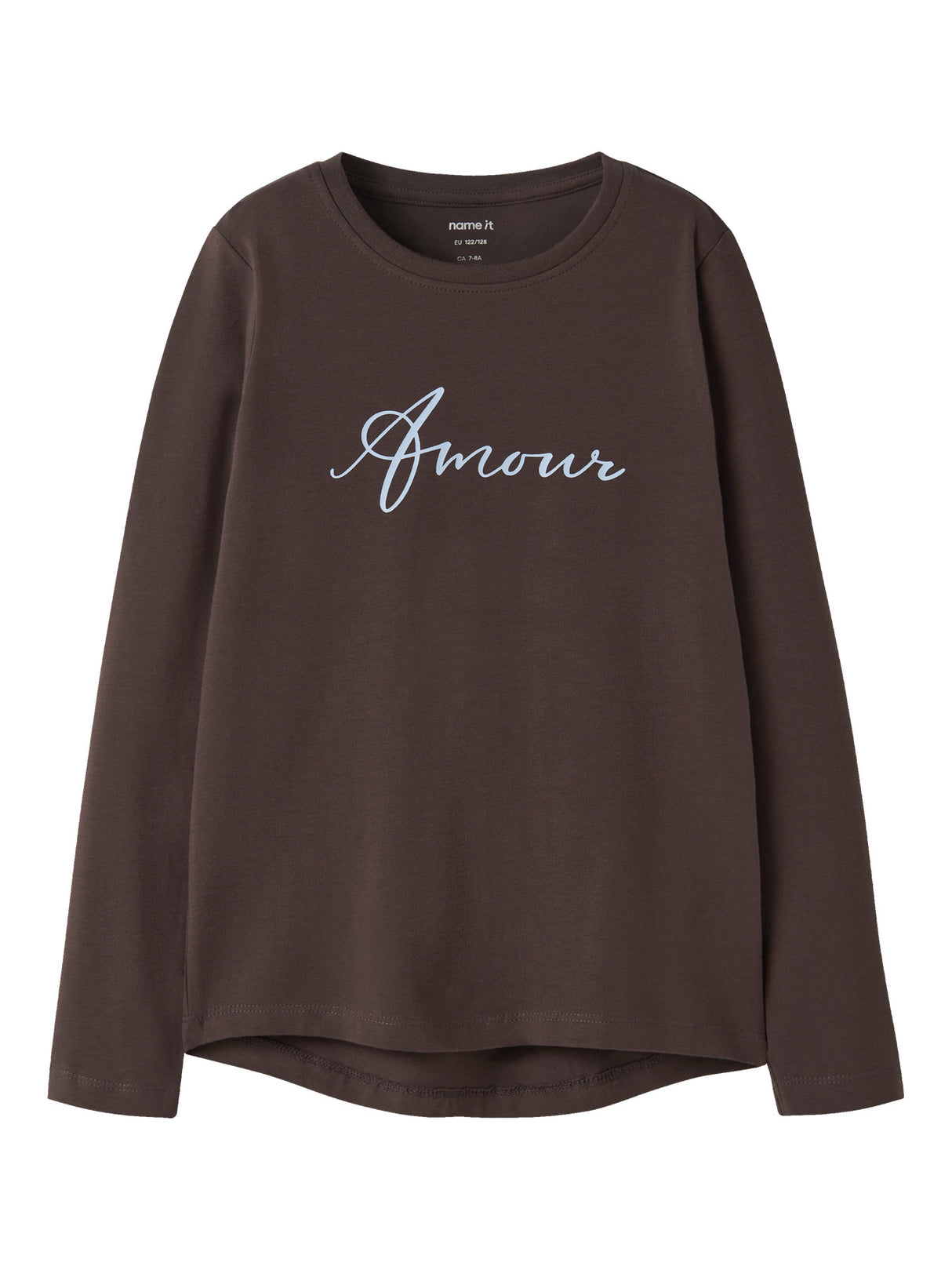 Seal Brown Amour Bluse fra Name it - 13224952