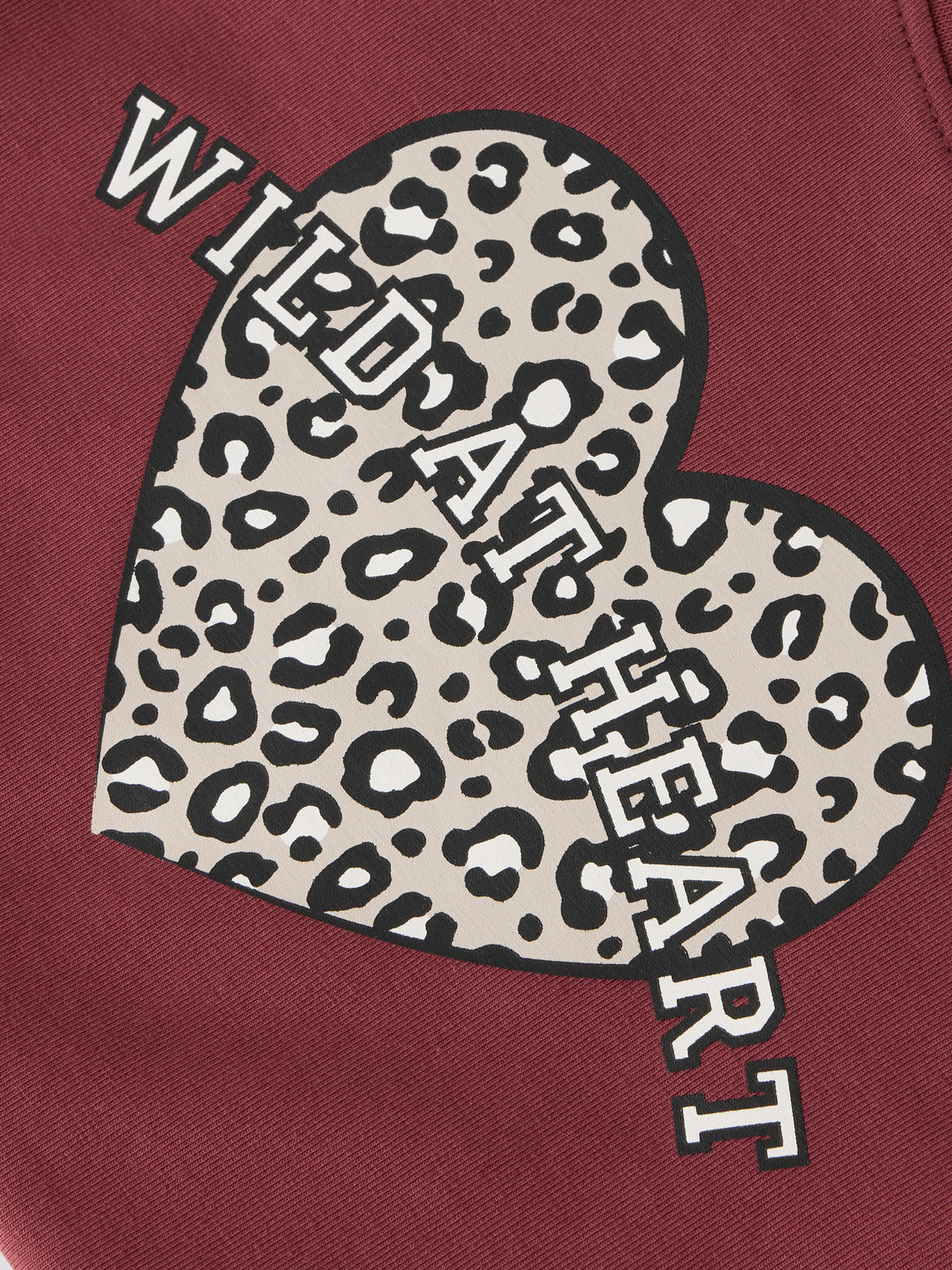 Oxblood Red Wild At Heart Bluse fra Name it - 13224952
