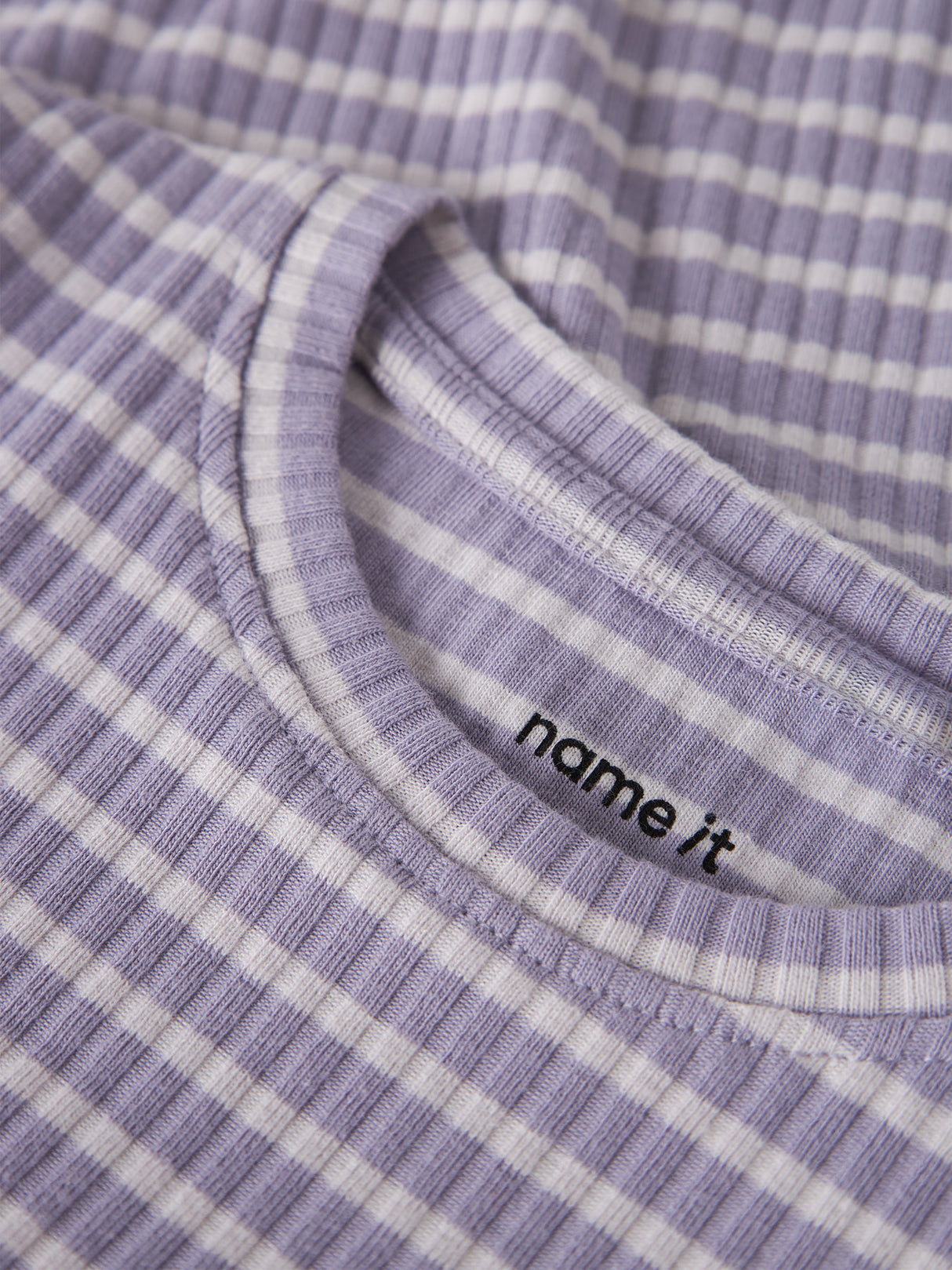 Lavender Gray Lilac Marble Stripe Bluser fra Name it - 13225472