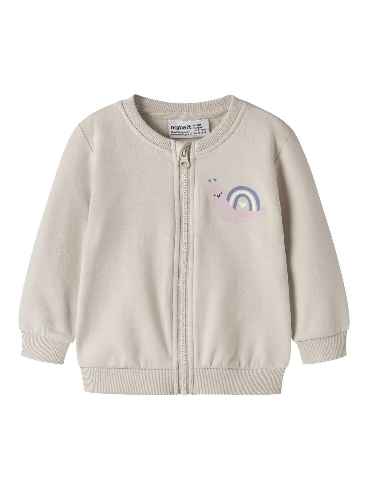 Pumice Stone Snail Cardigan fra Name it - 13226052