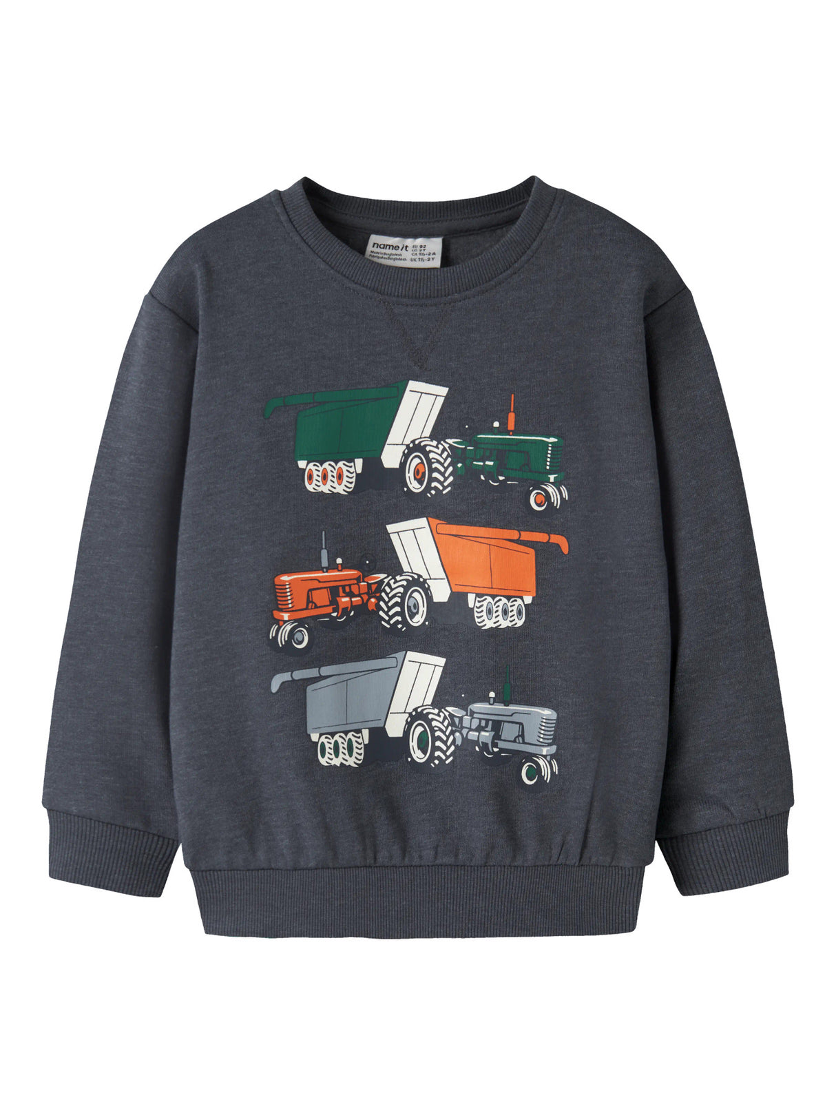 Ombre Blue Tractors Sweatshirt fra Name it - 13234338