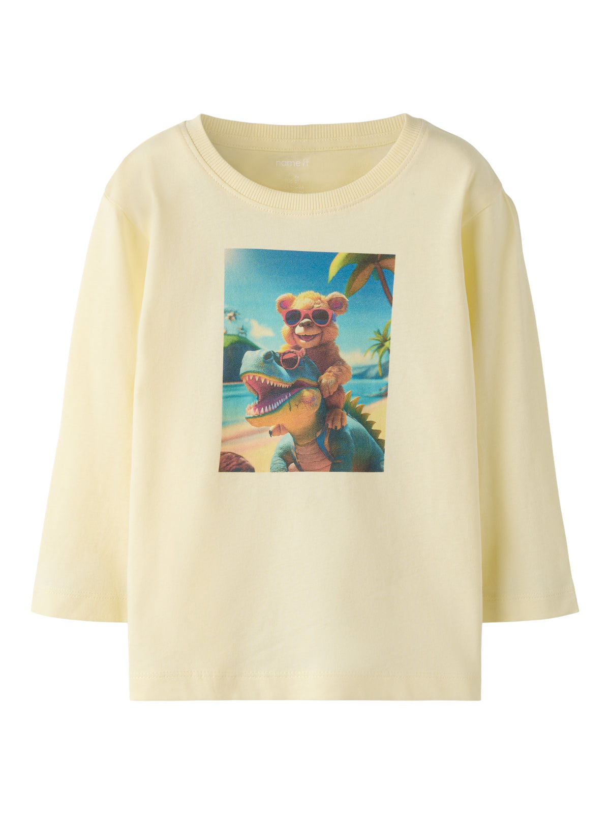 Green - Tea - Name it - Long sleeve T-shirt - Dinosaur - 13238400