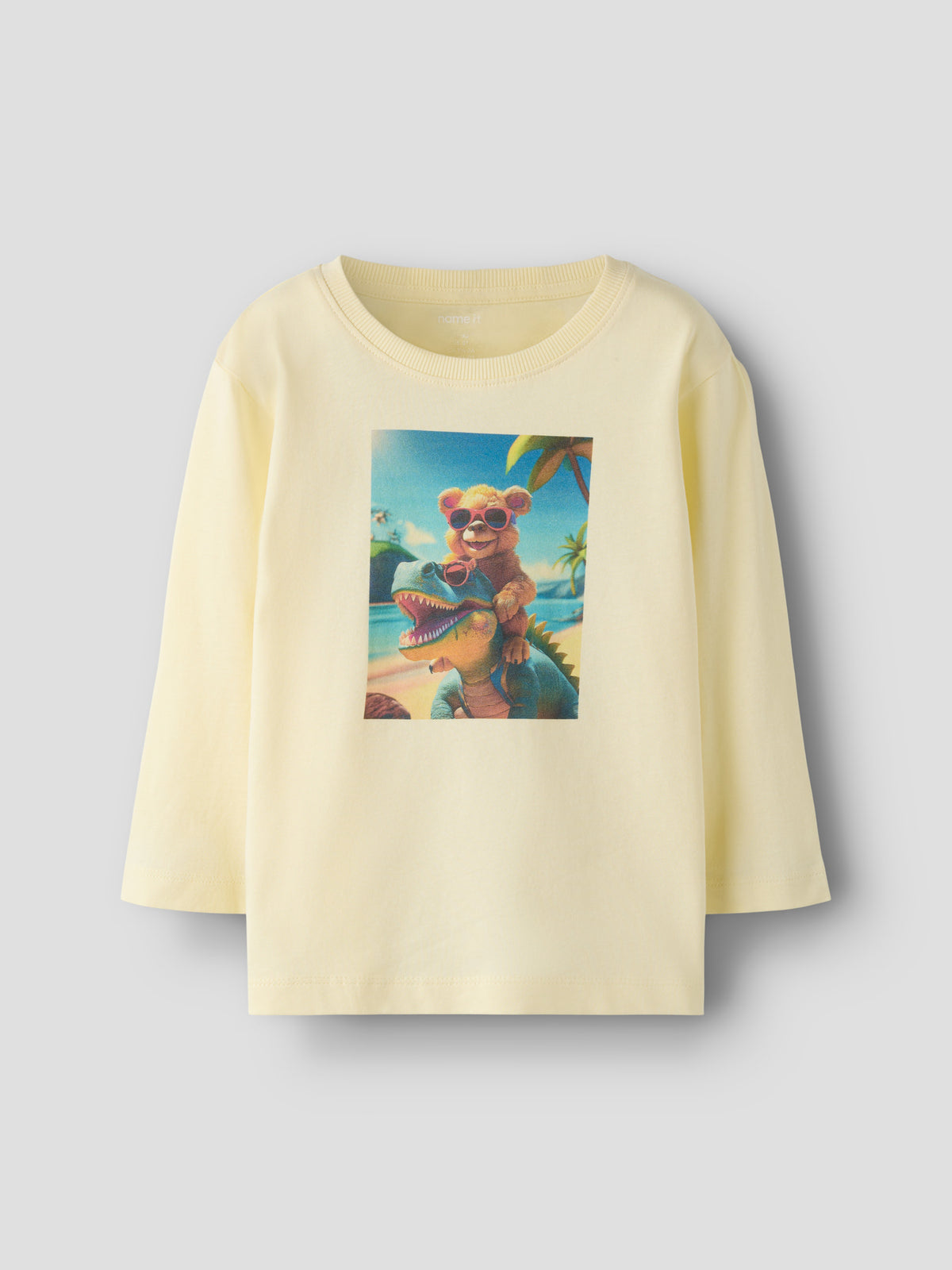 Green - Tea - Name it - Long sleeve T-shirt - Dinosaur - 13238400