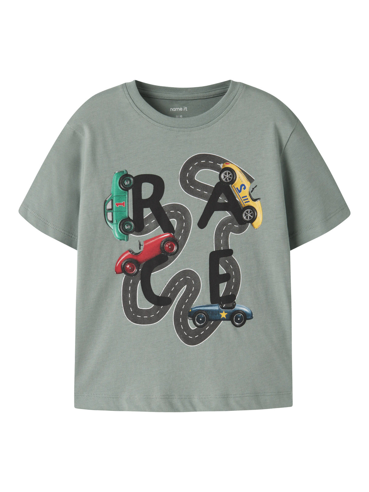 Green Milieu Race Bluse fra Name it - 13241569