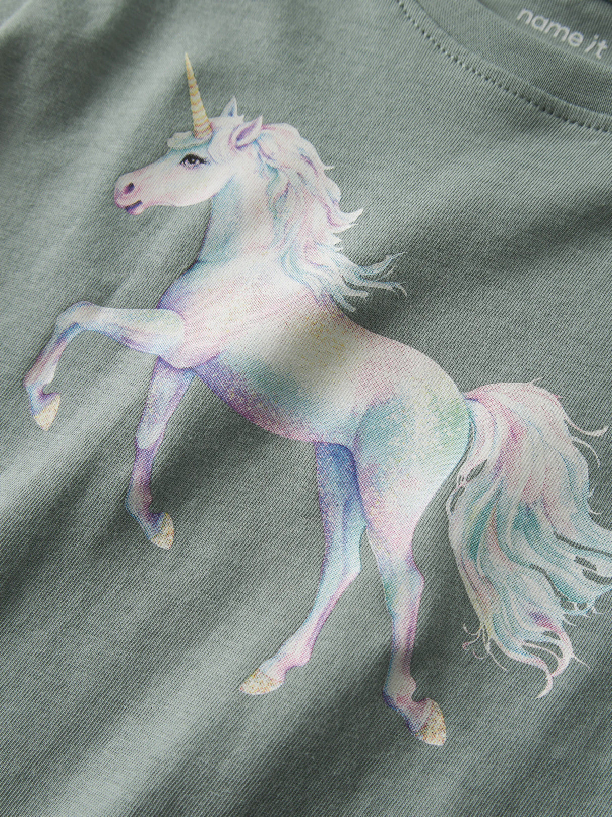 Green Milieu Unicorn Bluse fra Name it - 13241600