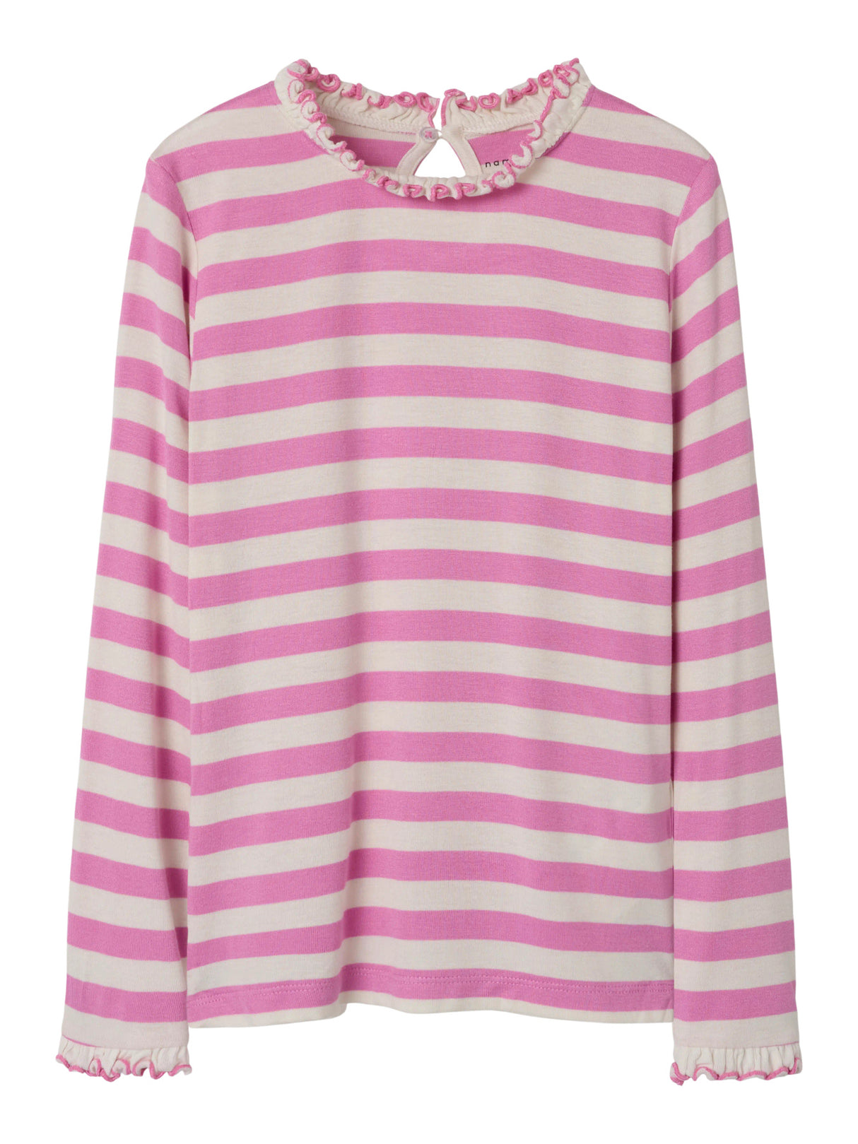 Fuchsia Pink Bright Withe Top fra Name it - 13242470