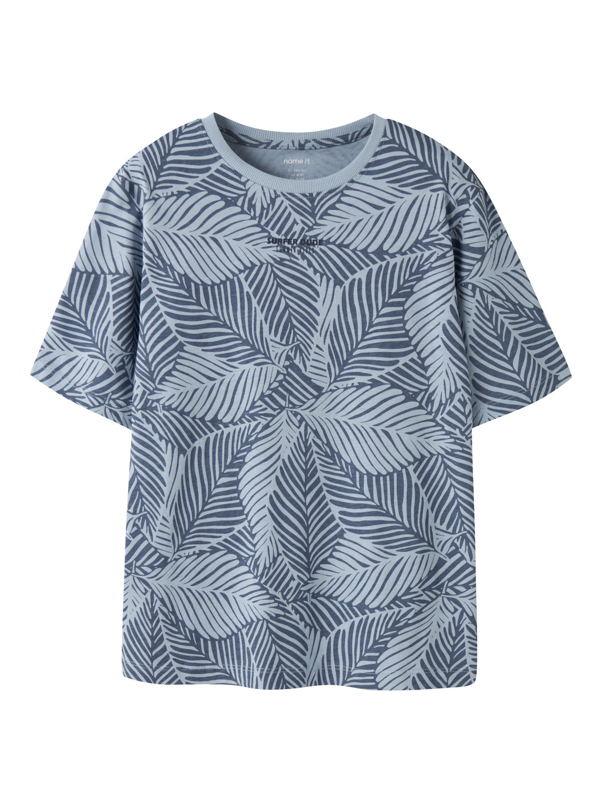 Blue Fog Palm Blue Bluse fra Name it - 13244034