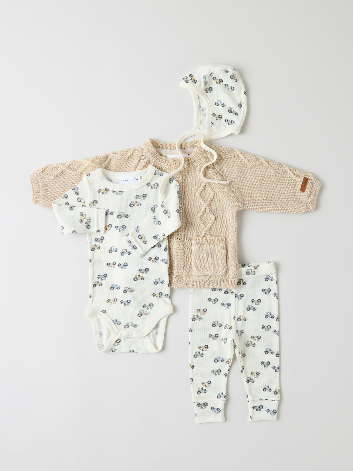 Coconut Milk AOP Leggings fra Name it - 13246883
