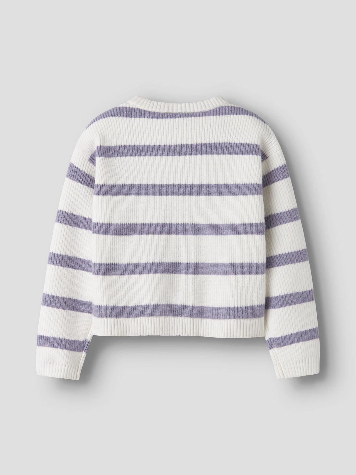 Cloud Dancer W. LAVENDER GRAY STRIPES Striktrøje fra Name it - 13248456