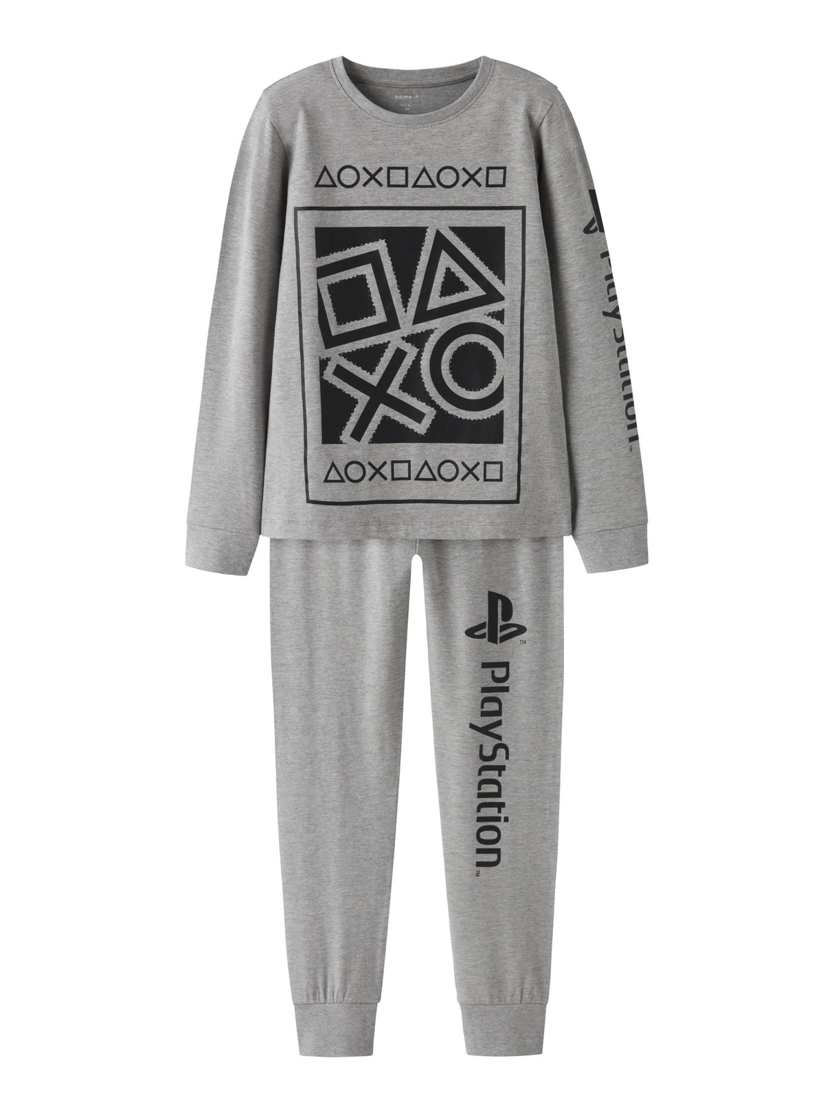 Grey Melange Nattøj fra Name it - 13249574