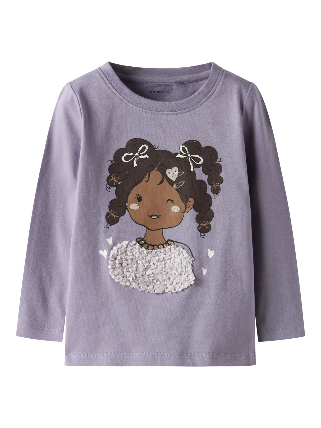 Lavender Gray Top fra Name it - 13251799