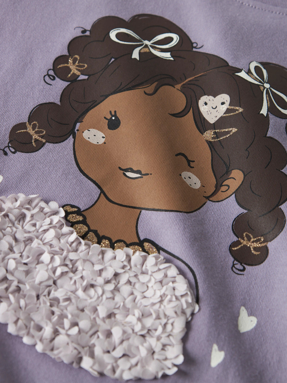 Lavender Gray Top fra Name it - 13251799