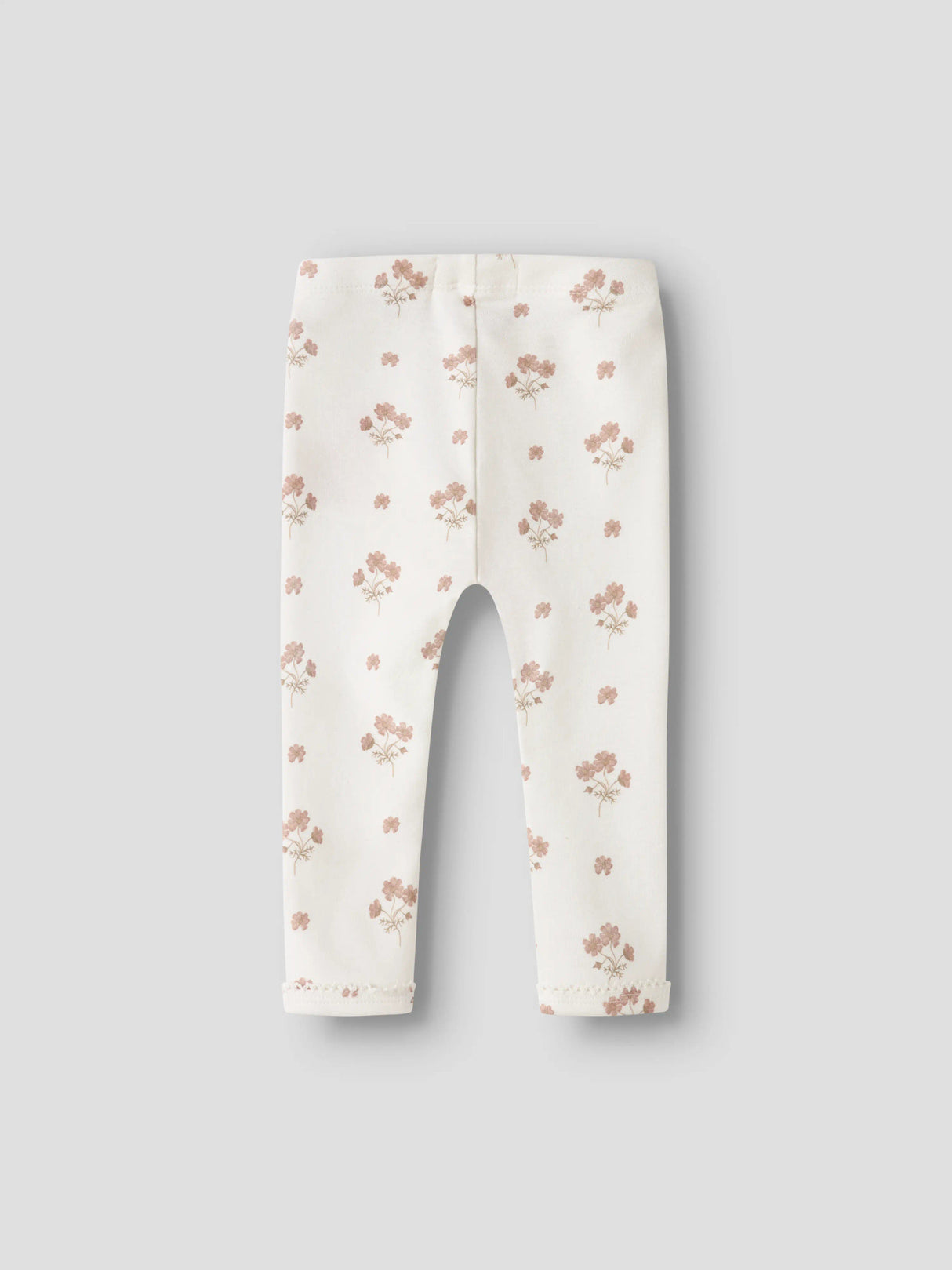 Lil'Atelier Coconut Milk FLOWER PINK Leggings - 13251978