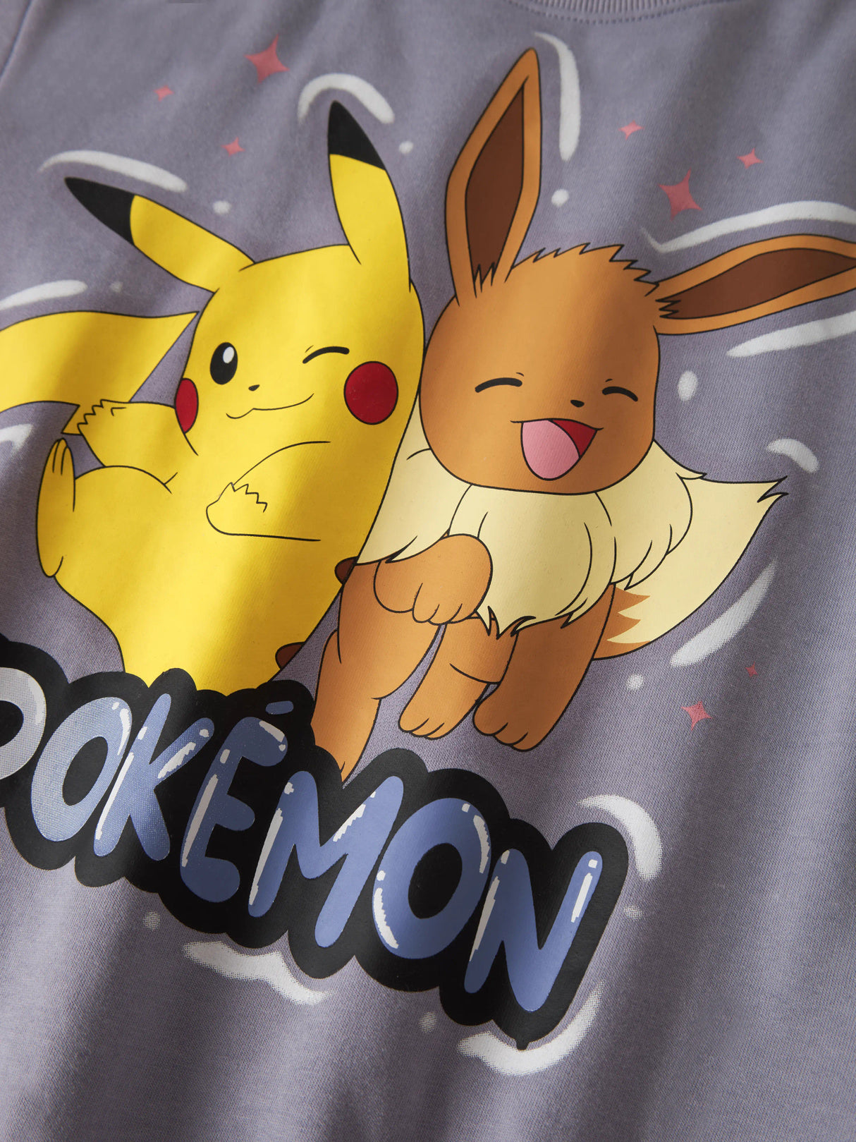 Lavender Gray Sweatshirt Pokemon fra Name it - 13252121