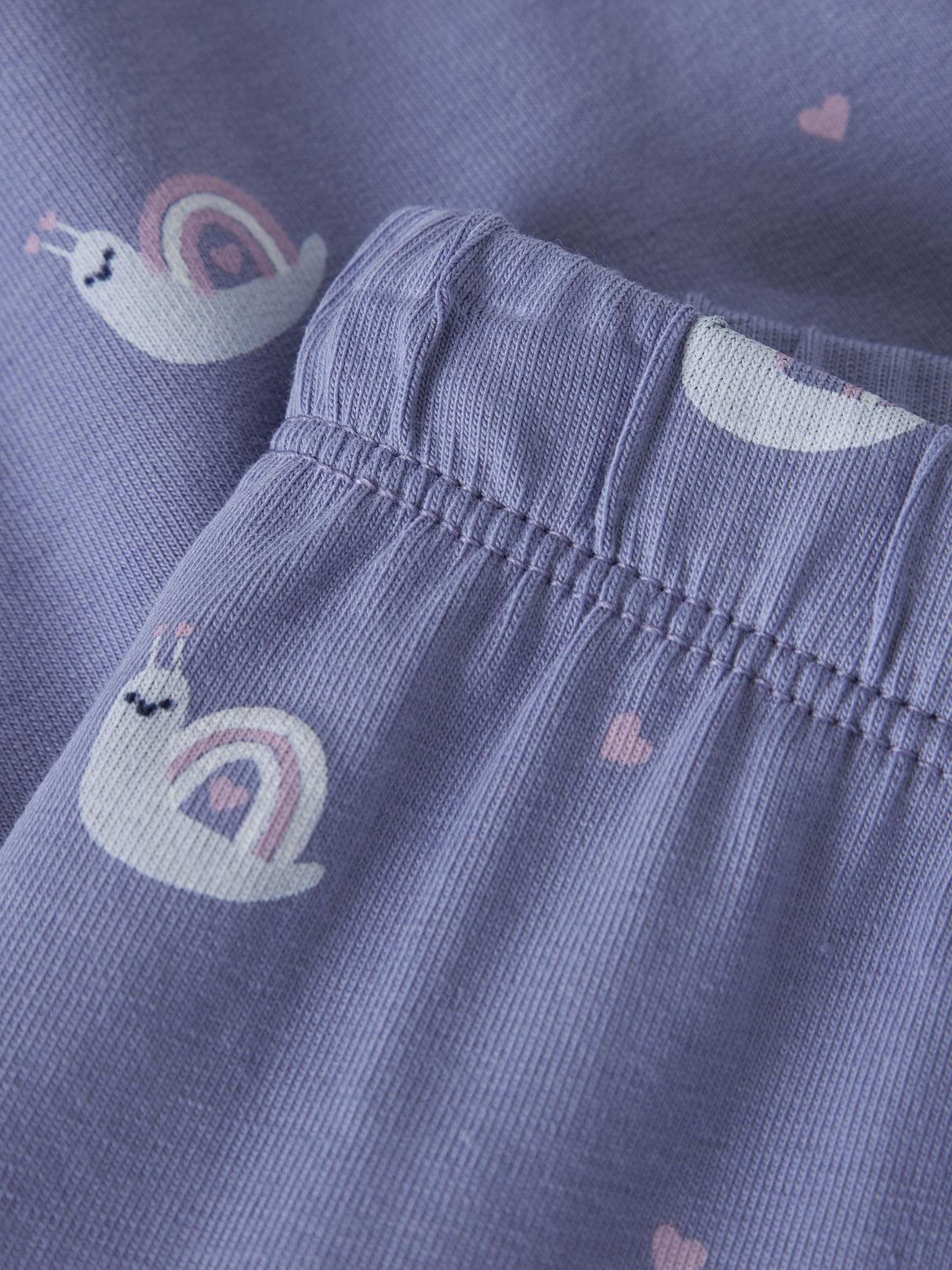 Lavender Violet Snail Leggings fra Name it - 13252211