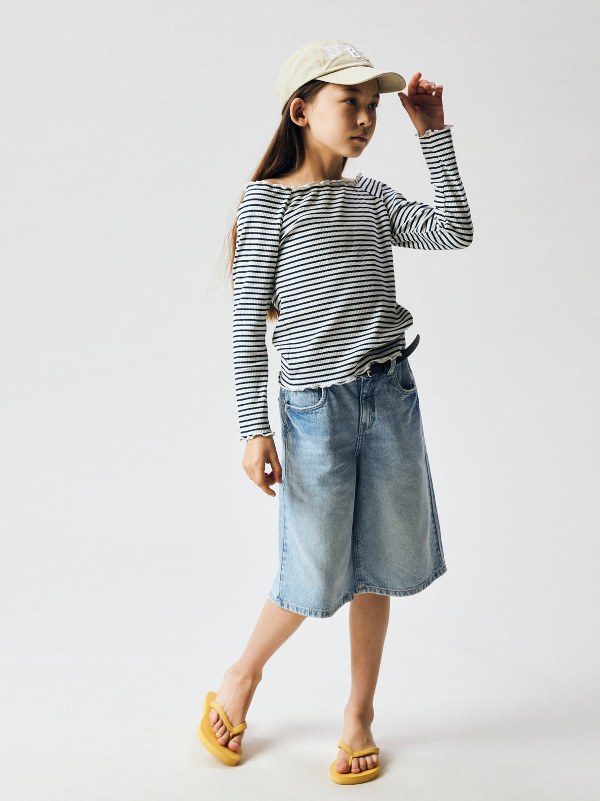 Name it Light Blue Denim Knee Trousers - 13252287