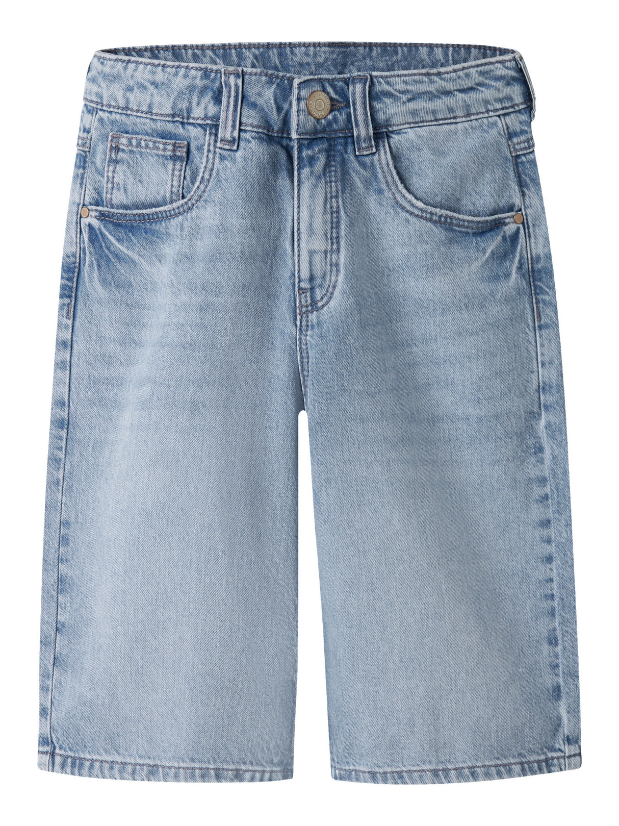 Name it Light Blue Denim Knee Trousers - 13252287