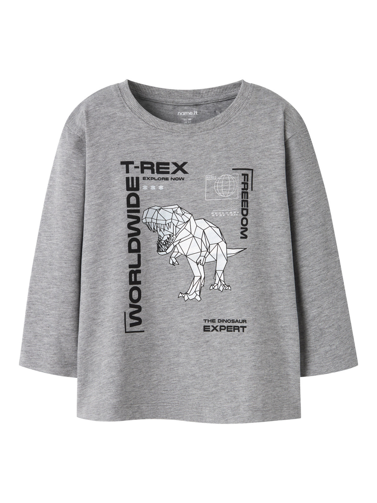 Grey Melange Bluser fra Name it - 13252539