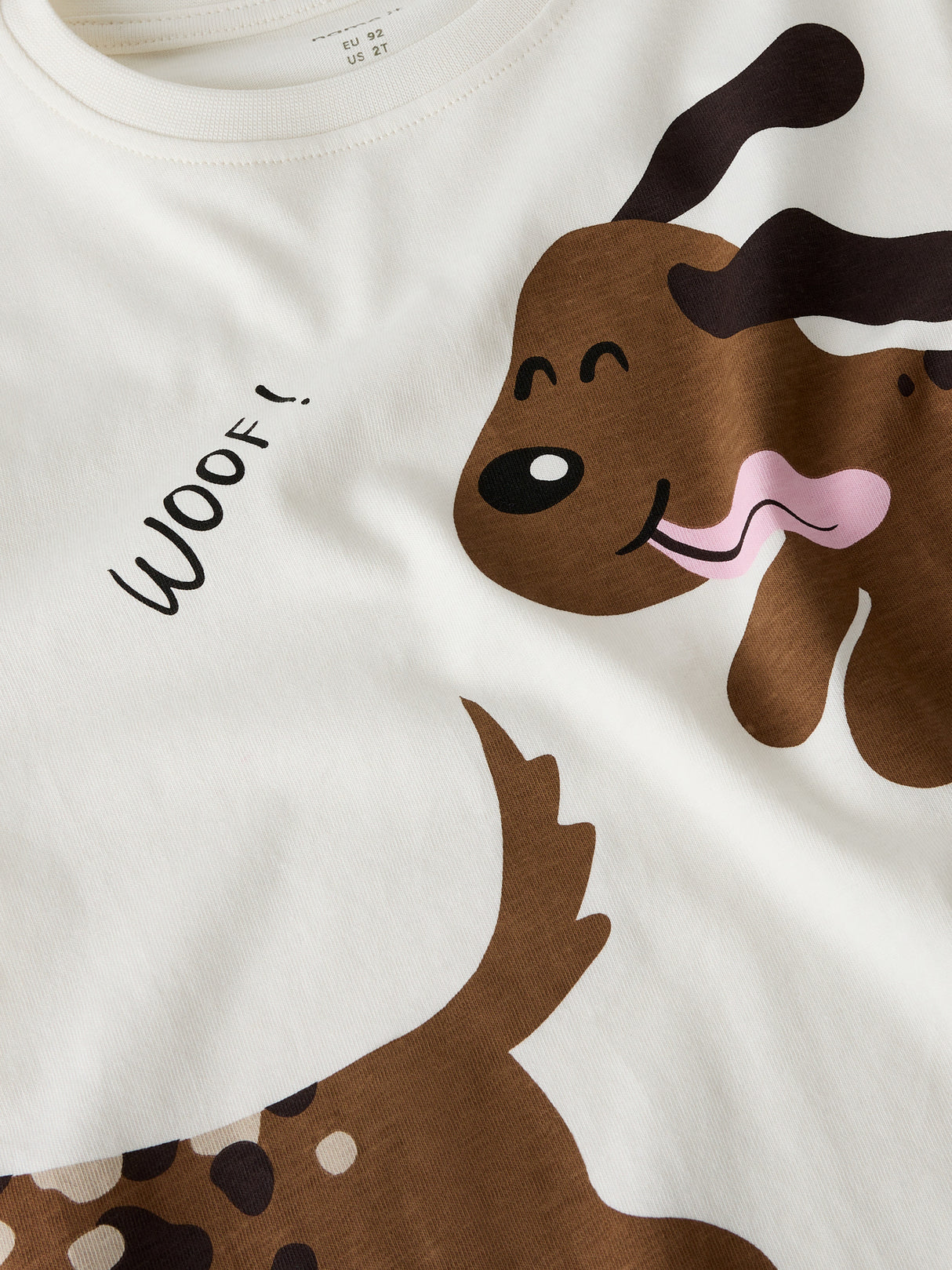 Cloud Dancer Happy Dog Bluse fra Name it - 13253205