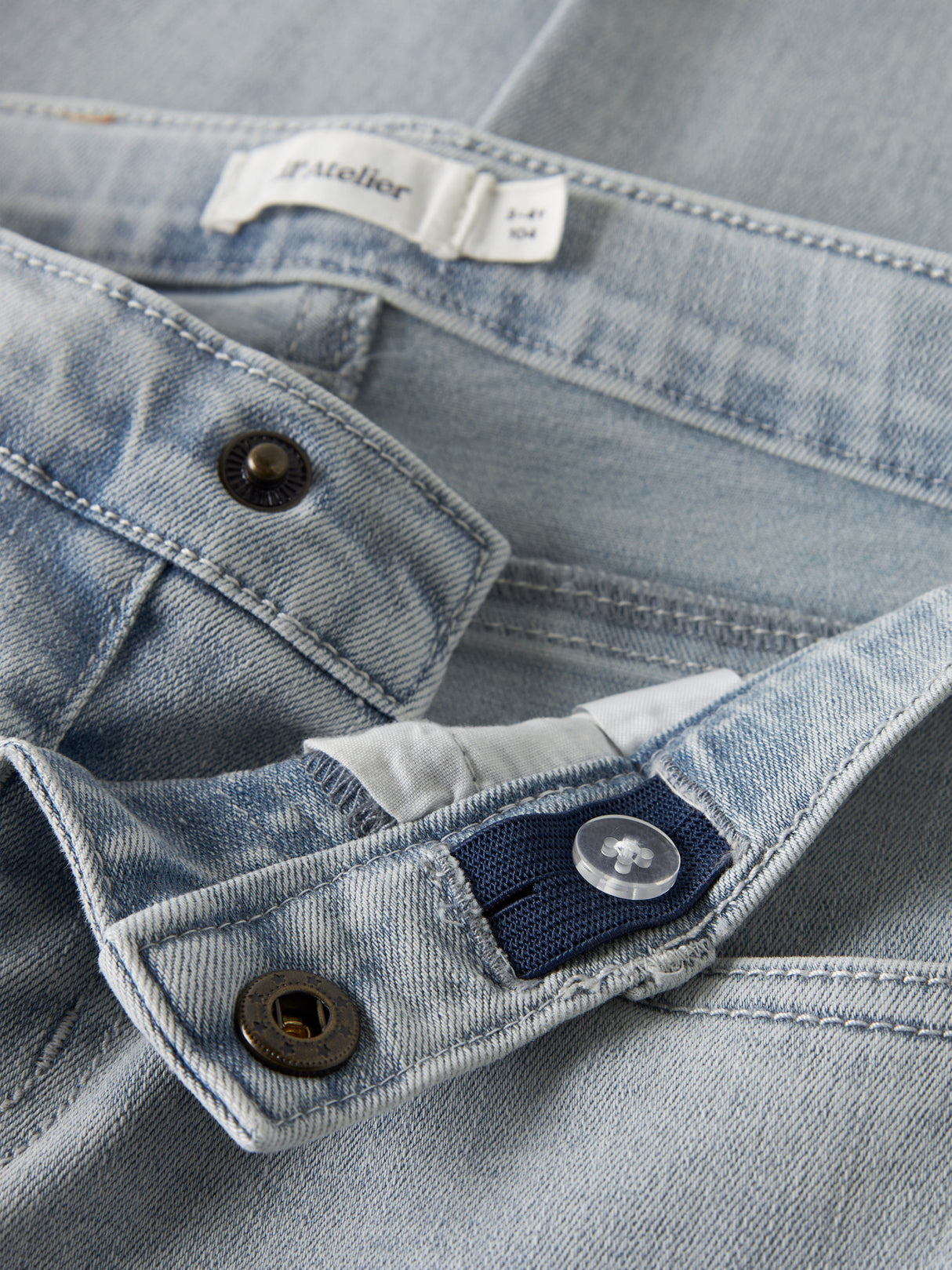 Light Blue Denim Bukser fra Lil'Atelier - 13253698