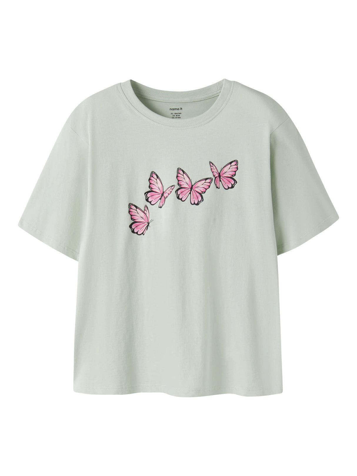 Pale Aqua Butterflies Bluse fra Name it - 13254880