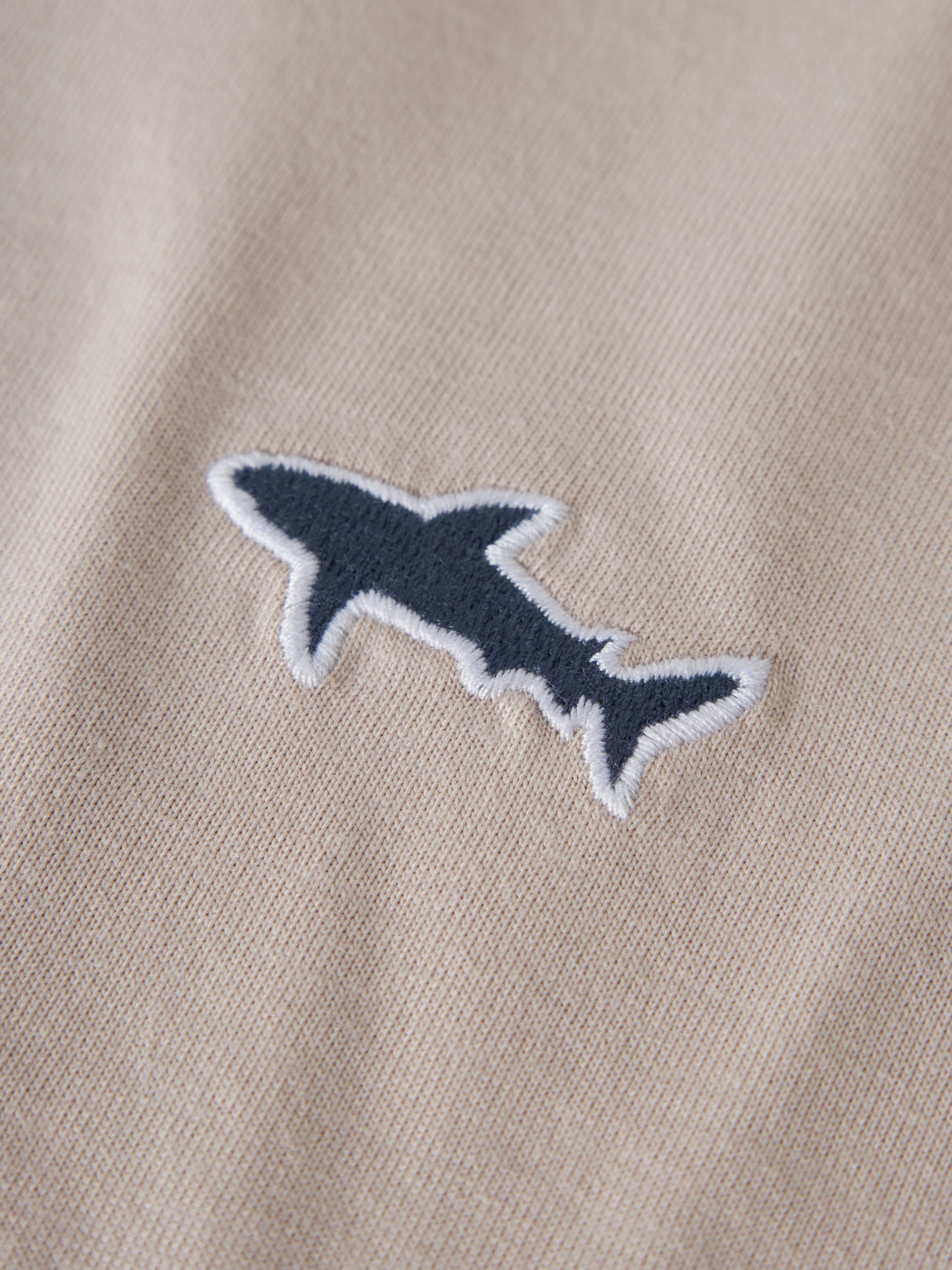 Sans Name it Chateau Gray Shark Embroidery T-Shirt - 13255480