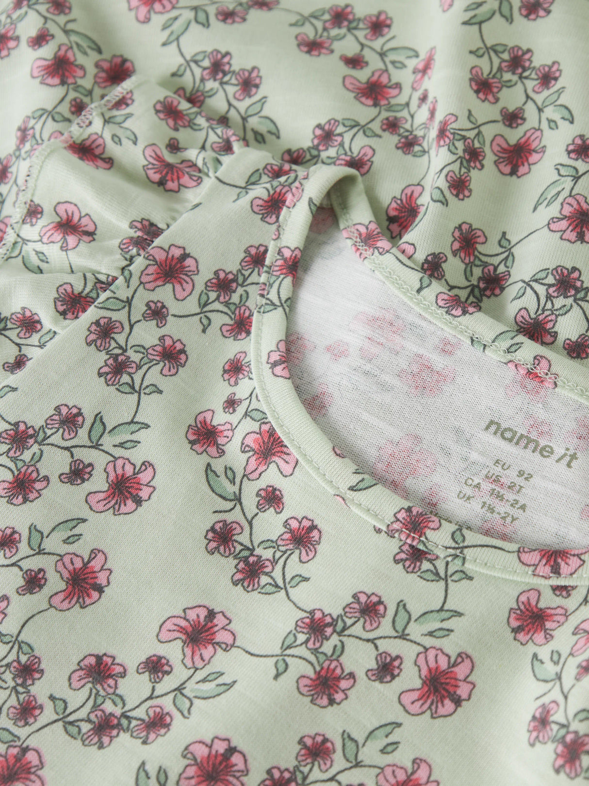 Pale Aqua Kjole fra Name it - 13255574