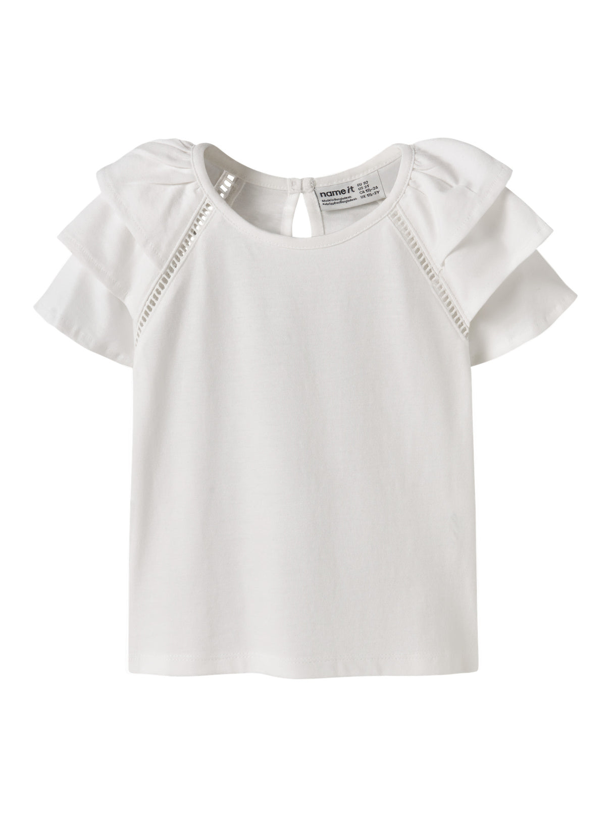 Bright White Top fra Name it - 13255577