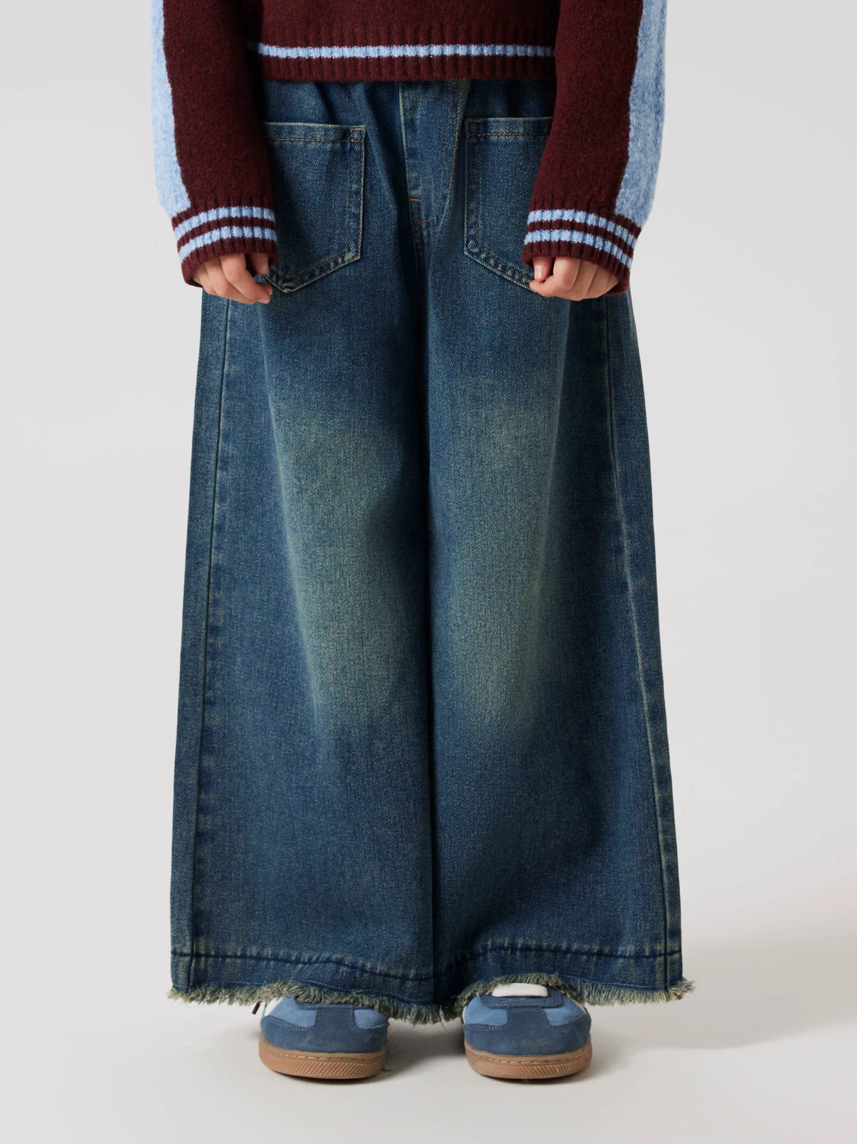 Blå Vintage Medium Blue denim bukser fra Name it - 13256113