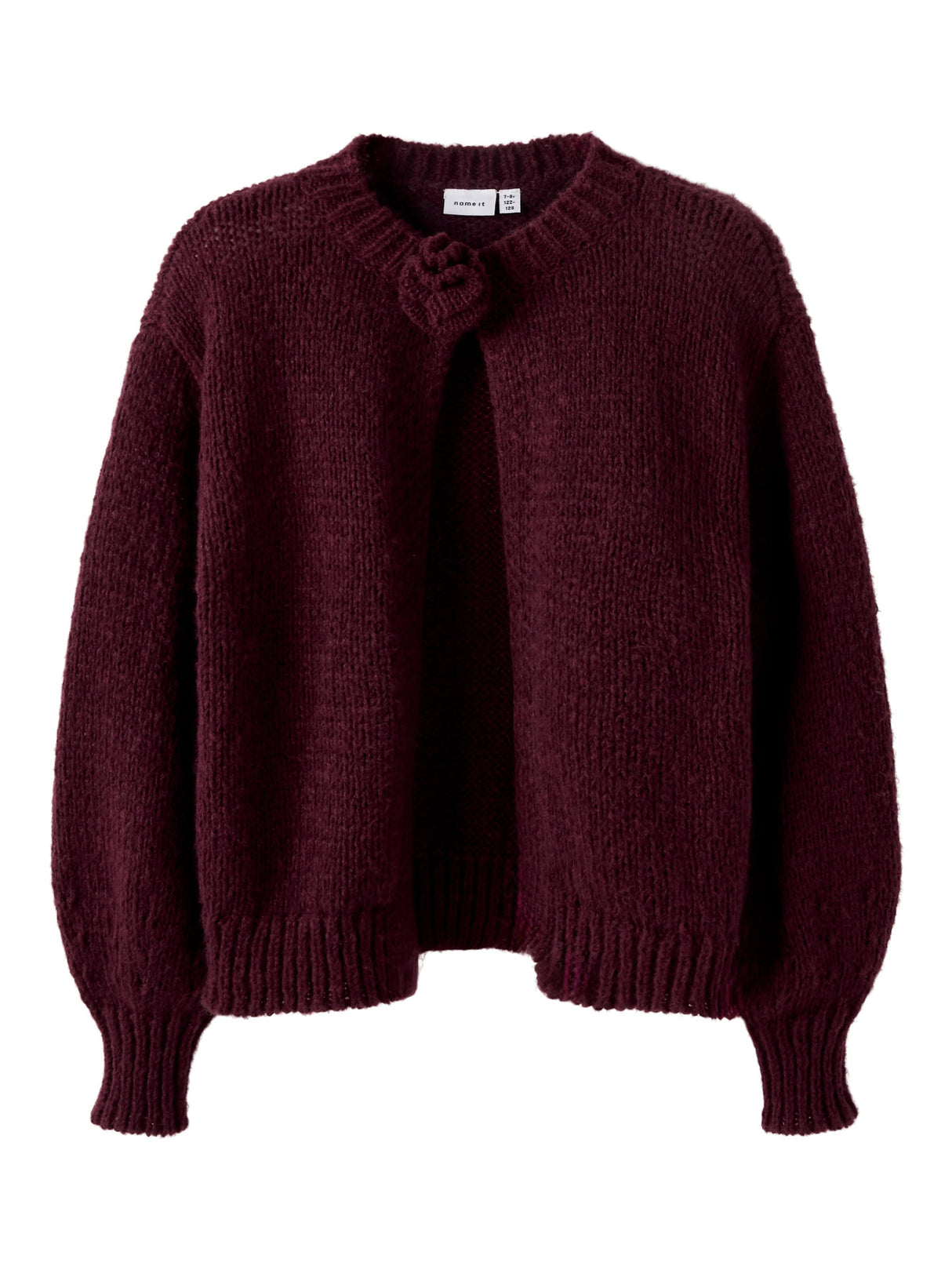Burgundy Cardigan,Striktrøje fra Name it - 13256149