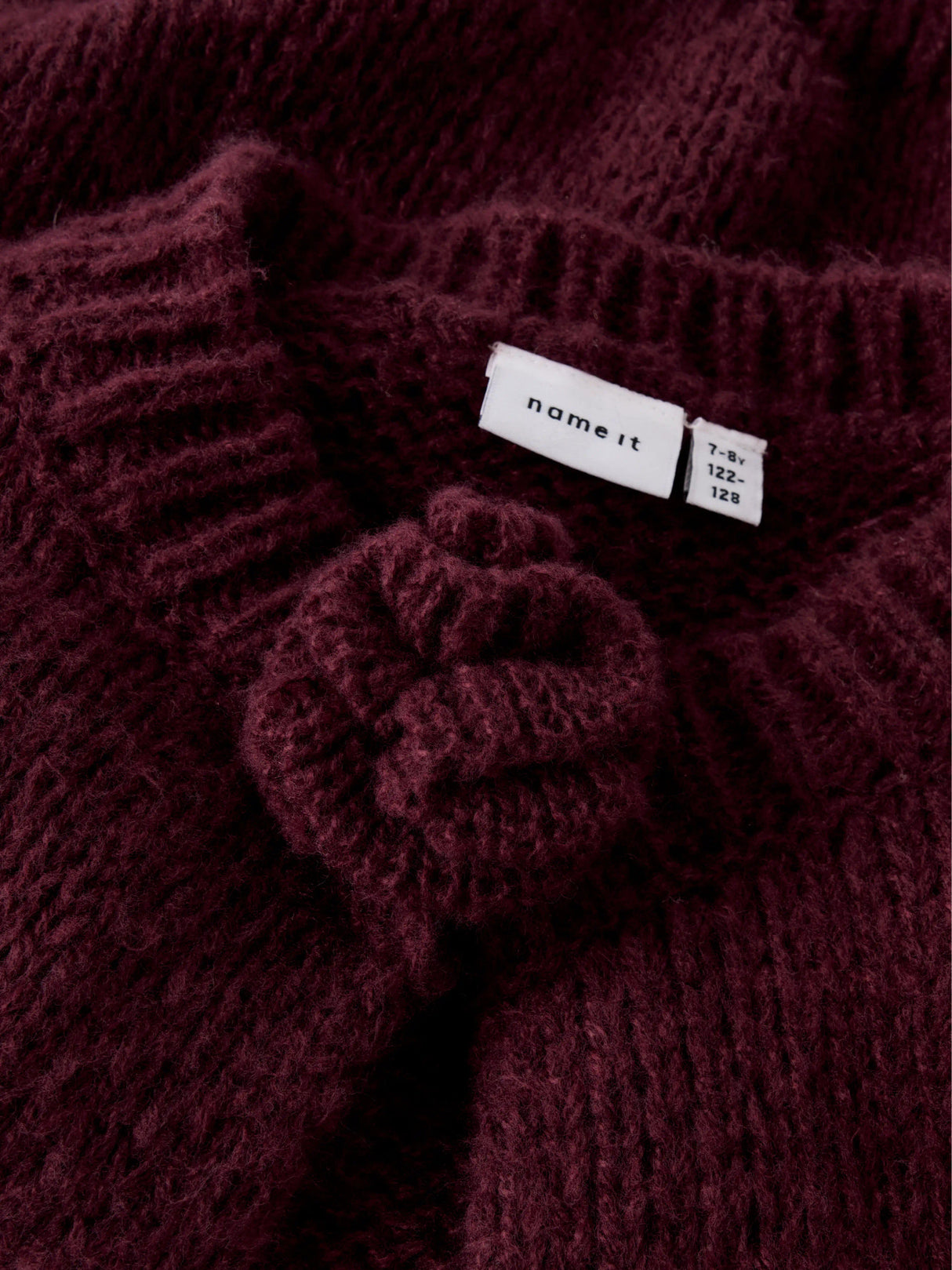 Burgundy Cardigan,Striktrøje fra Name it - 13256149