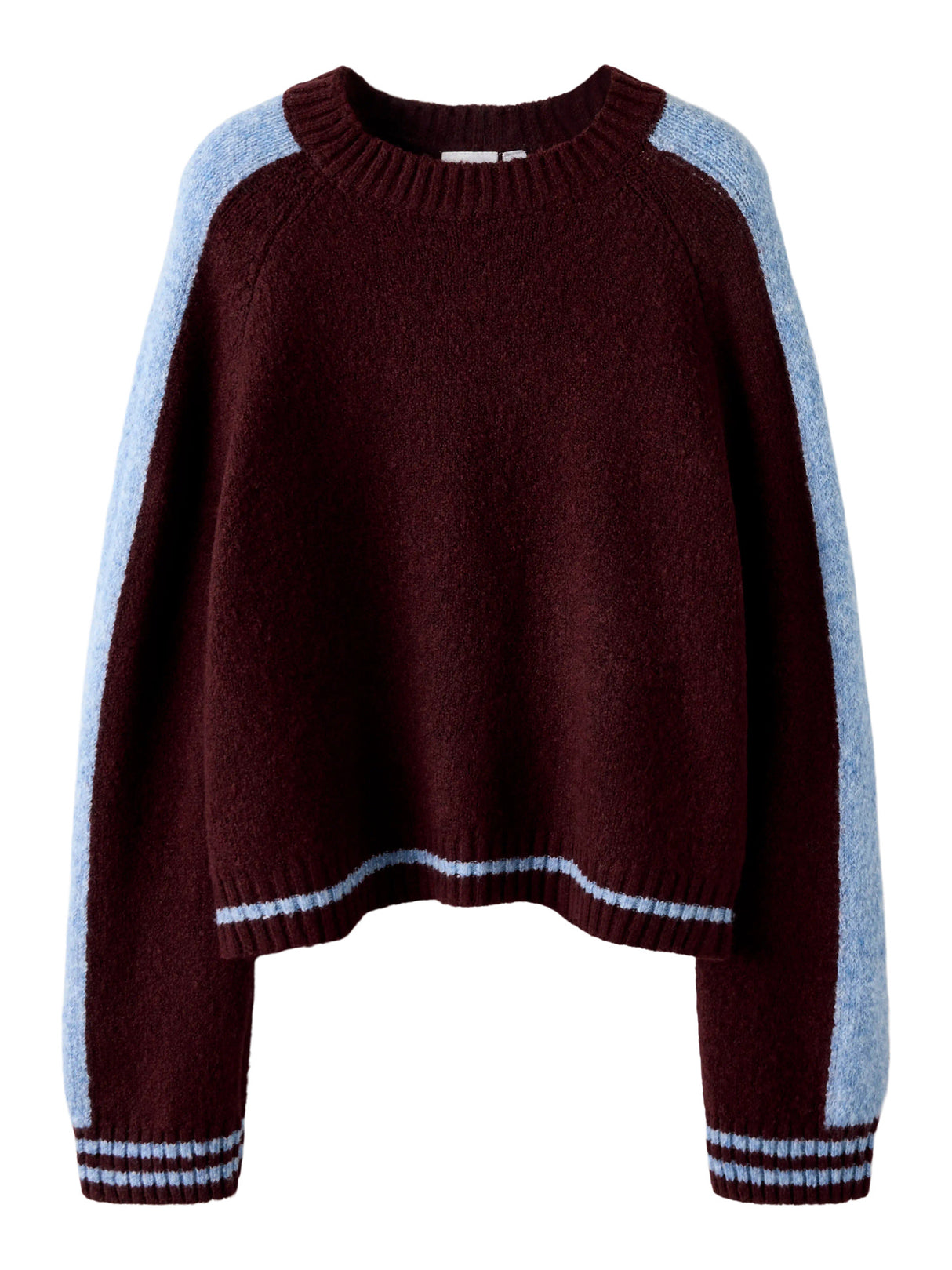 Burgundy Striktrøje fra Name it - 13256152