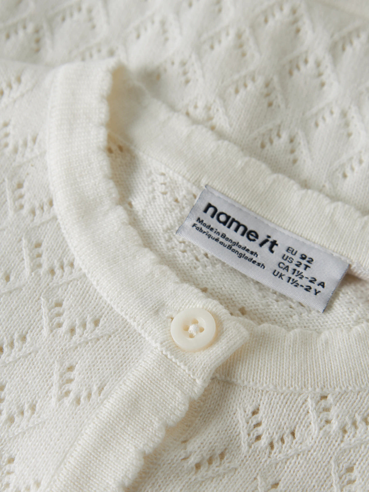 Cloud Dancer Cardigan,Striktrøje fra Name it - 13257337