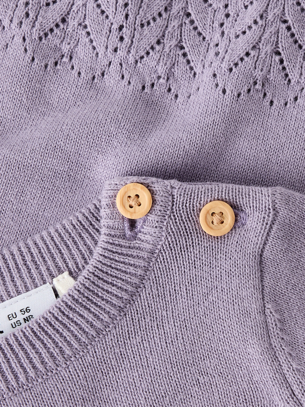 Lavender Gray Striktrøje fra Name it - 13257527