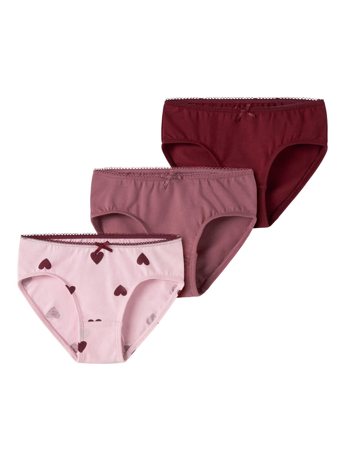 Parfait Pink w/ Rumba Red + Mauvewood Undertøj fra Name it - 13258437