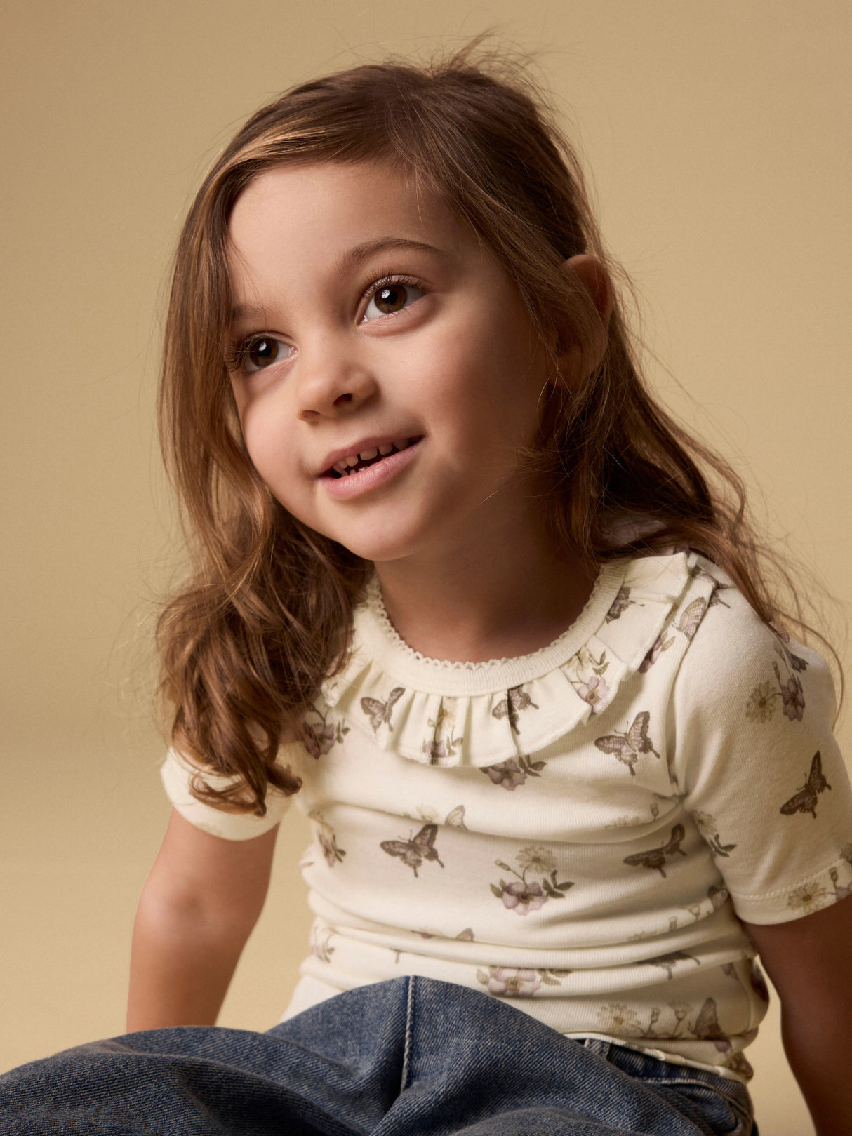 Coconut Milk FLOWER Top fra Lil'Atelier - 13260550