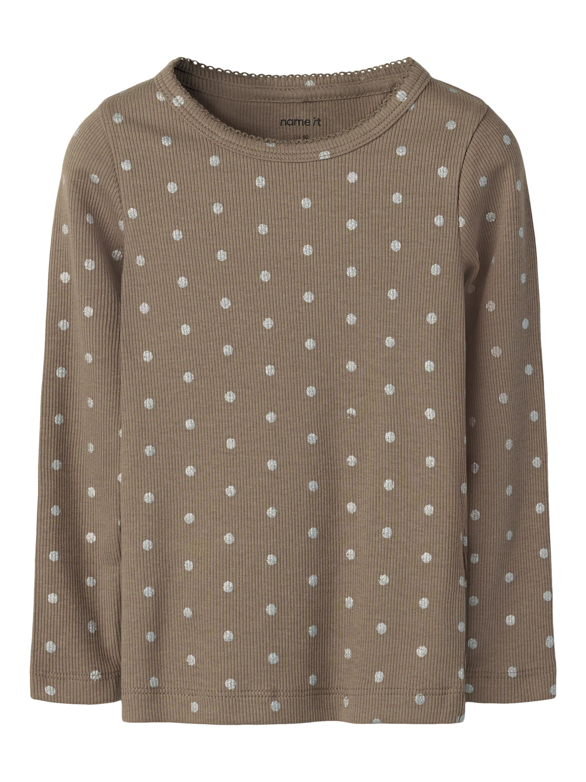 Taupe Gray Top fra Name it - 13264634