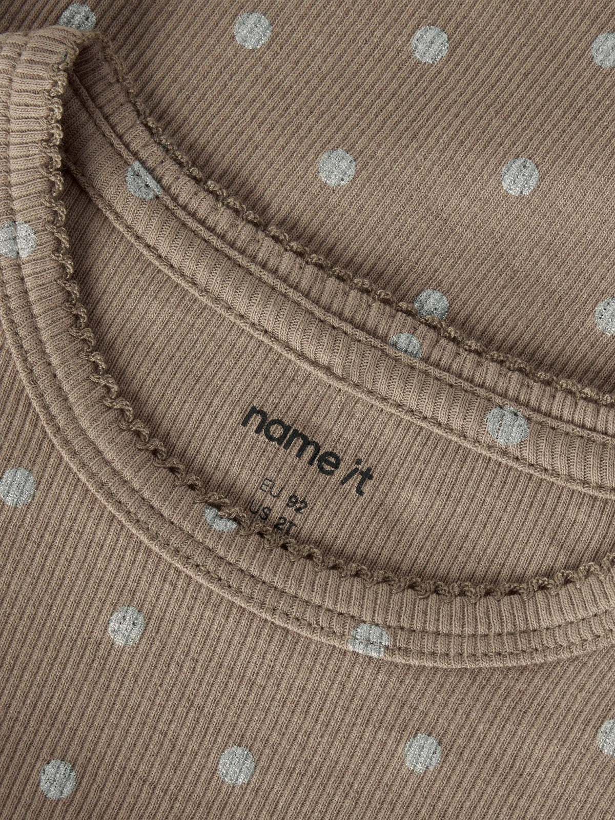 Taupe Gray Top fra Name it - 13264634